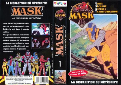 M.A.S.K. M.A.S.K. VHS France black no. 1